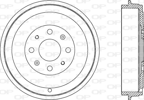 Open Parts BAD9066.10 - Əyləc barabanı furqanavto.az