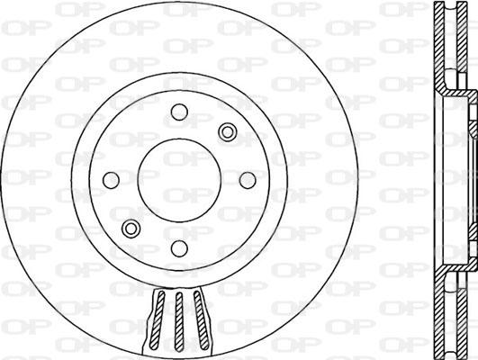 Open Parts BDA1955.20 - Əyləc Diski furqanavto.az