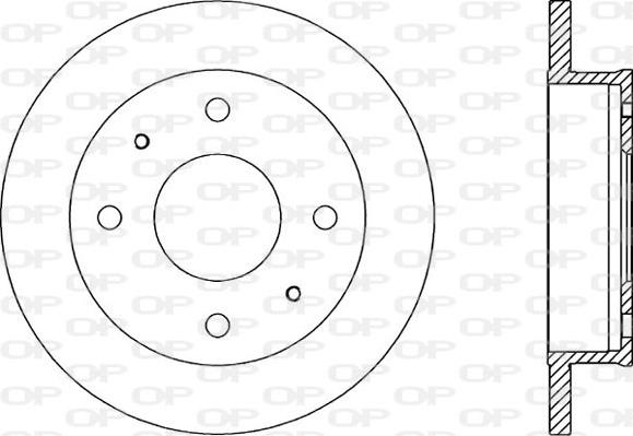 Open Parts BDA1950.10 - Əyləc Diski furqanavto.az