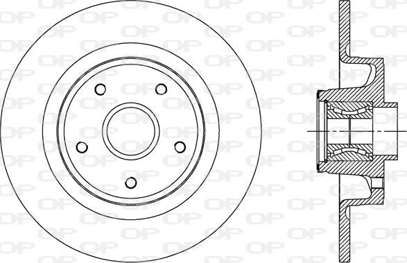 Open Parts BDA1960.30 - Əyləc Diski furqanavto.az