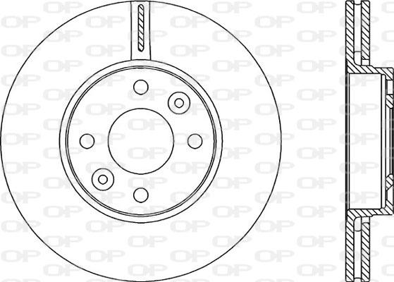 Open Parts BDA1985.20 - Əyləc Diski furqanavto.az