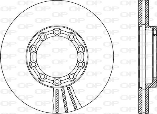 Open Parts BDA1974.20 - Əyləc Diski furqanavto.az