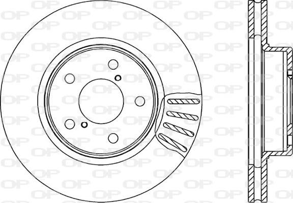 Open Parts BDA1491.20 - Əyləc Diski furqanavto.az