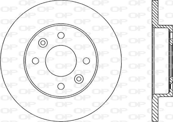 Open Parts BDA1446.10 - Əyləc Diski furqanavto.az