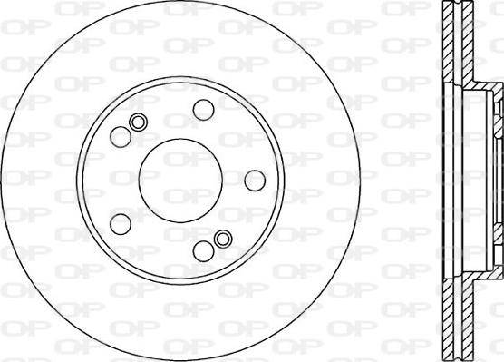 Open Parts BDA1465.20 - Əyləc Diski furqanavto.az