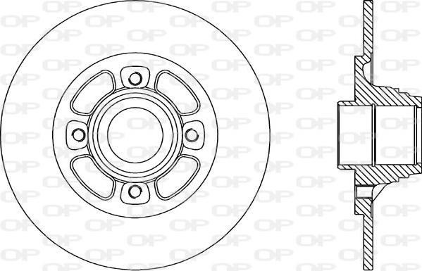 Open Parts BDA1463.10 - Əyləc Diski furqanavto.az