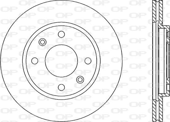 Open Parts BDA1432.20 - Əyləc Diski furqanavto.az