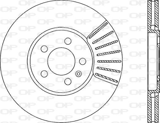 Open Parts BDA1591.20 - Əyləc Diski furqanavto.az