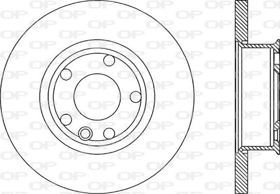 Open Parts BDA1593.10 - Əyləc Diski furqanavto.az