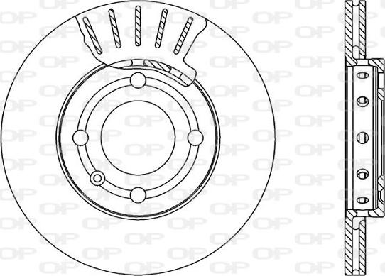 Open Parts BDA1592.20 - Əyləc Diski furqanavto.az