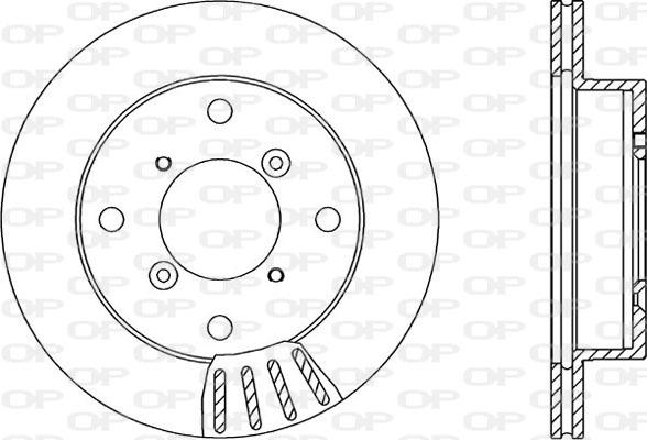 Open Parts BDA1505.20 - Əyləc Diski furqanavto.az