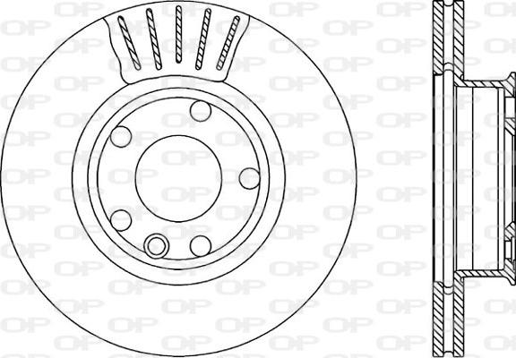 Open Parts BDA1589.20 - Əyləc Diski furqanavto.az