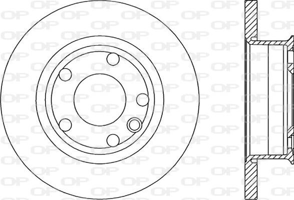 Open Parts BDA1588.10 - Əyləc Diski furqanavto.az