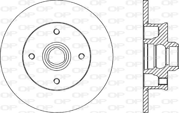 Open Parts BDA1583.10 - Əyləc Diski furqanavto.az