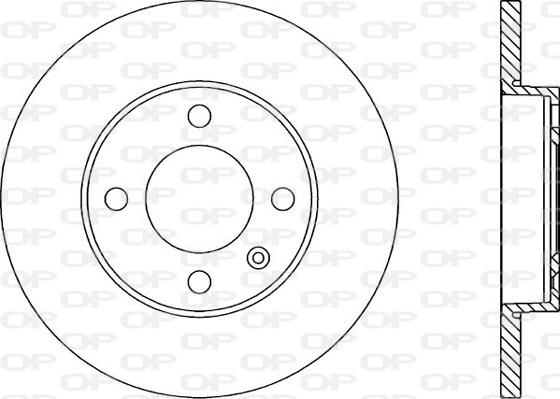 Open Parts BDA1574.10 - Əyləc Diski furqanavto.az