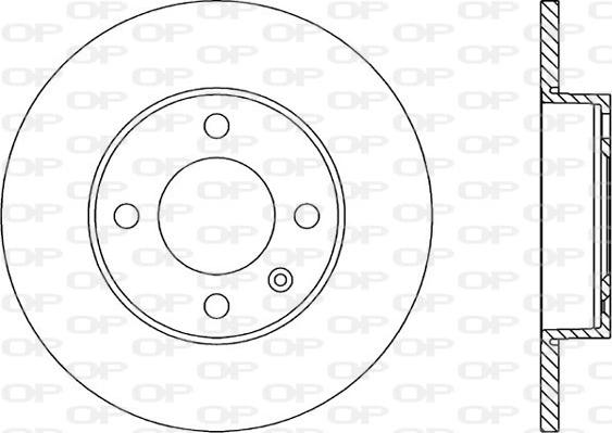 Open Parts BDA1573.10 - Əyləc Diski furqanavto.az