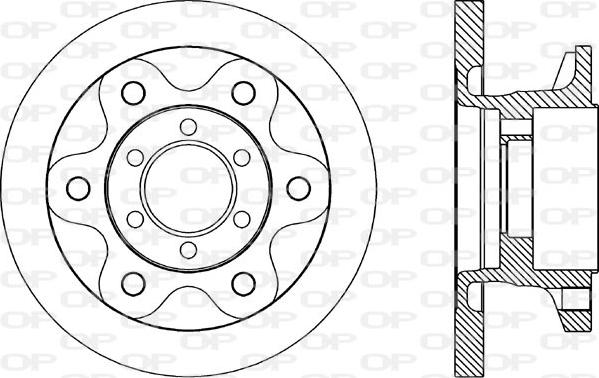 Open Parts BDA1690.10 - Əyləc Diski furqanavto.az