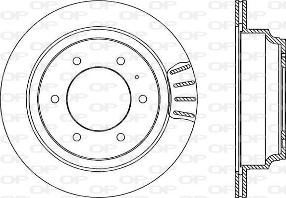 Open Parts BDA1654.20 - Əyləc Diski furqanavto.az