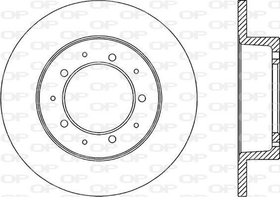 Open Parts BDA1061.10 - Əyləc Diski furqanavto.az