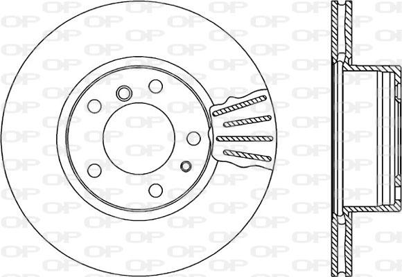 Open Parts BDA1087.20 - Əyləc Diski furqanavto.az