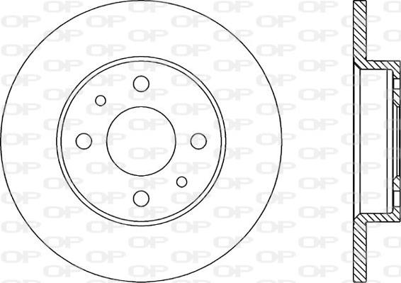 Open Parts BDA1144.10 - Əyləc Diski furqanavto.az