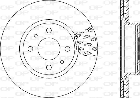 Open Parts BDA1147.20 - Əyləc Diski furqanavto.az