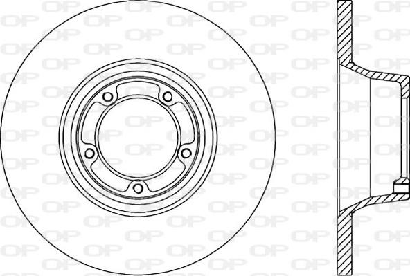 Open Parts BDA1159.10 - Əyləc Diski furqanavto.az