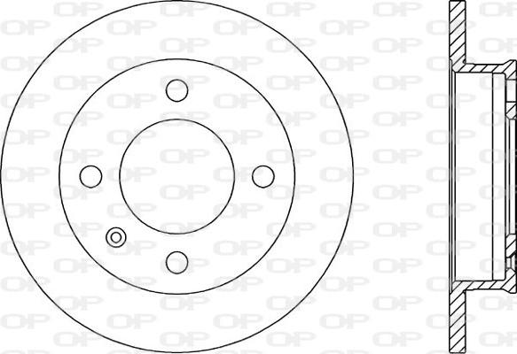 Open Parts BDR1157.10 - Əyləc Diski furqanavto.az