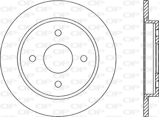 Open Parts BDA1165.10 - Əyləc Diski furqanavto.az