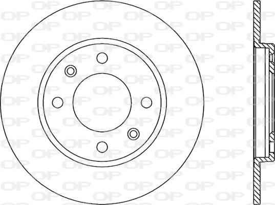 Open Parts BDA1115.10 - Əyləc Diski furqanavto.az