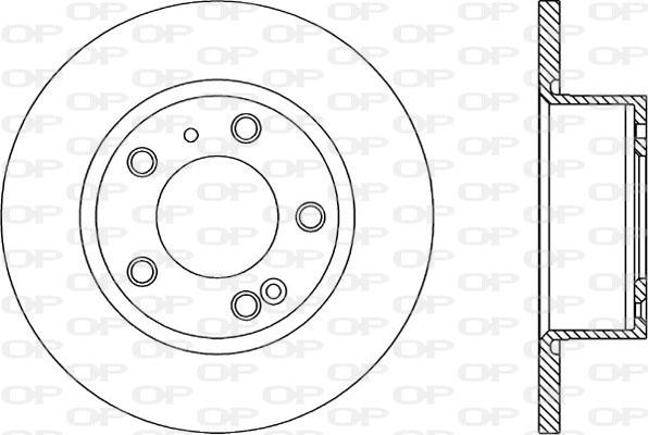 Open Parts BDR1116.10 - Əyləc Diski furqanavto.az