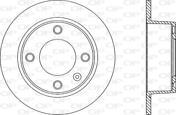 Open Parts BDA1113.10 - Əyləc Diski furqanavto.az