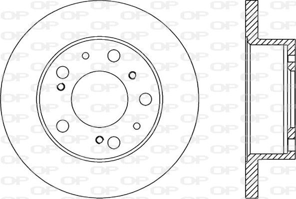 Open Parts BDA1136.10 - Əyləc Diski furqanavto.az