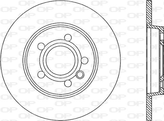 Open Parts BDA1844.10 - Əyləc Diski furqanavto.az