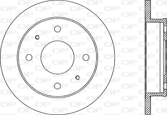 Open Parts BDA1858.10 - Əyləc Diski furqanavto.az