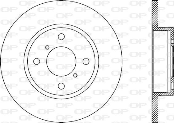 Open Parts BDA1857.10 - Əyləc Diski furqanavto.az