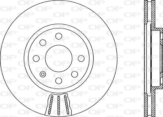 Open Parts BDA1880.20 - Əyləc Diski furqanavto.az