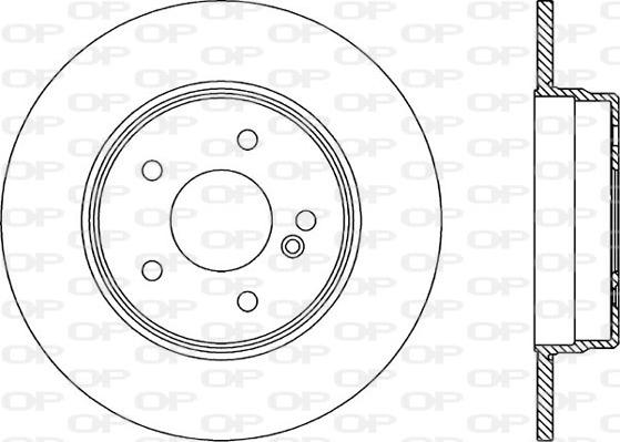 Open Parts BDA1316.10 - Əyləc Diski furqanavto.az