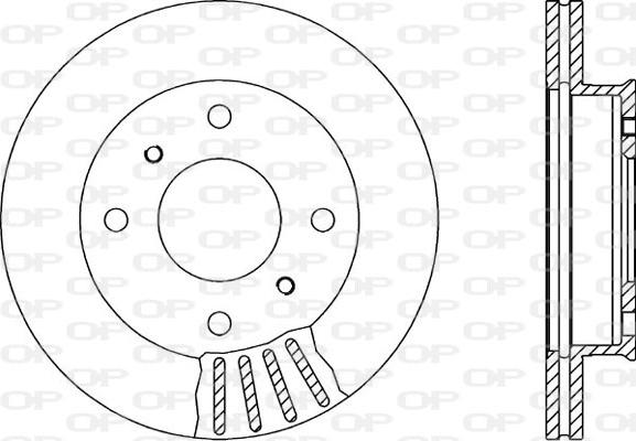 Open Parts BDA1388.20 - Əyləc Diski furqanavto.az