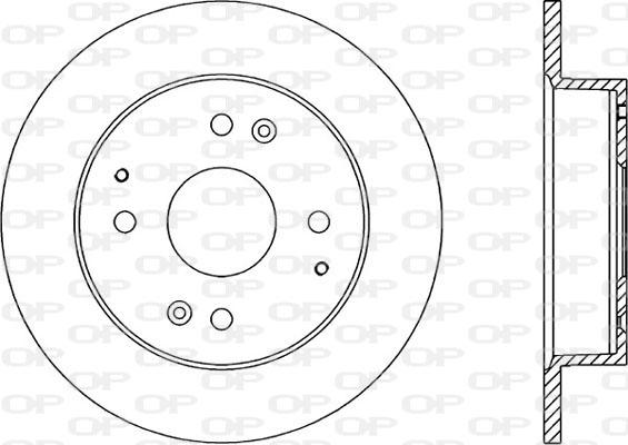 Open Parts BDA1214.10 - Əyləc Diski furqanavto.az