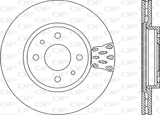 Open Parts BDA1235.20 - Əyləc Diski furqanavto.az