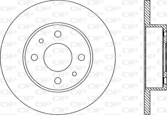 Open Parts BDA1229.10 - Əyləc Diski furqanavto.az