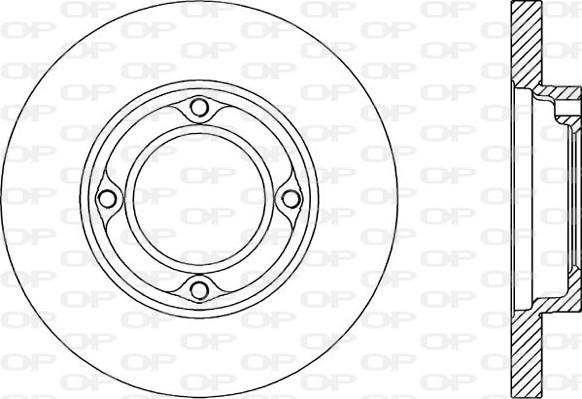 Open Parts BDA1763.10 - Əyləc Diski furqanavto.az