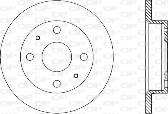 Open Parts BDA1762.10 - Əyləc Diski furqanavto.az