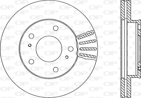 Open Parts BDA1709.20 - Əyləc Diski furqanavto.az