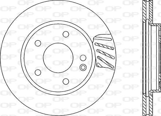 Open Parts BDA1700.20 - Əyləc Diski furqanavto.az