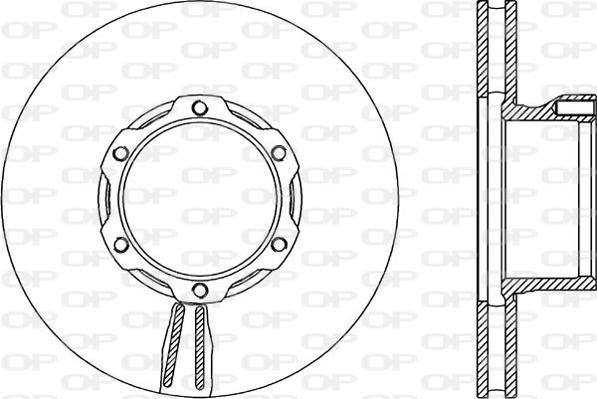 Open Parts BDA1701.20 - Əyləc Diski furqanavto.az