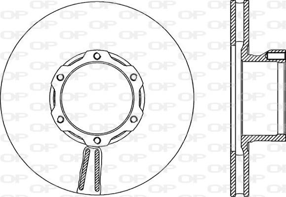 Open Parts BDA1702.20 - Əyləc Diski furqanavto.az