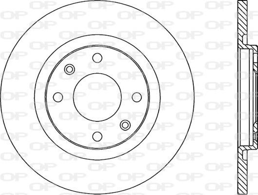 Open Parts BDA1717.10 - Əyləc Diski furqanavto.az