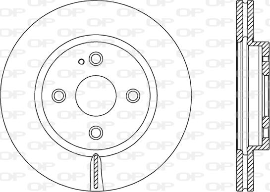 Open Parts BDR2490.20 - Əyləc Diski furqanavto.az